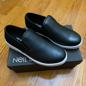 Neil Barrett Leather Slip On Shoes